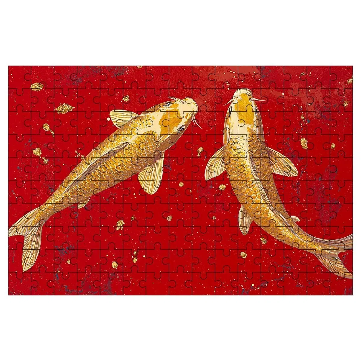 Puzzle 1500 sztuk, puzzle ryby drewniane puzzle dla dorosłych 87x57cm -1502