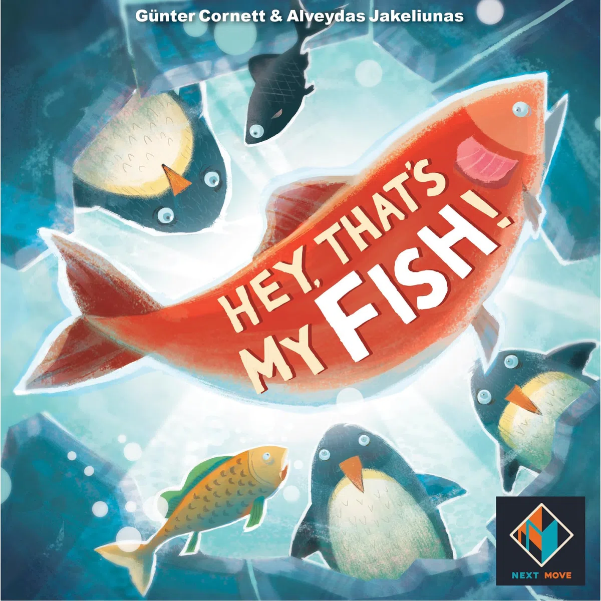 Next Move Games | Hey That's My Fish | Gra planszowa | Wiek 8+ | 2-4 graczy | Czas gry 20 minut