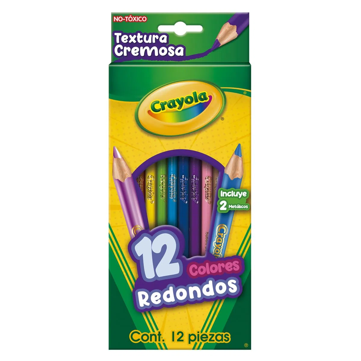 CRAYOLA 68-4012 Kolorowe ołówki, 12 sztuk, opakowanie 1, różne kolory (wycofane przez producenta)