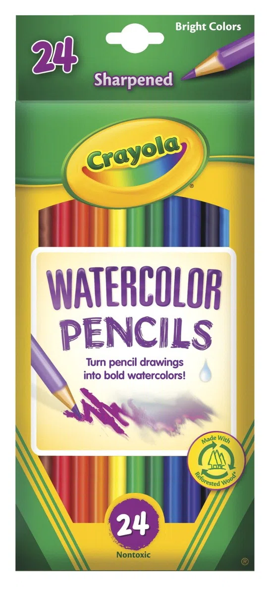 Watercolor Pencils, 24 Count