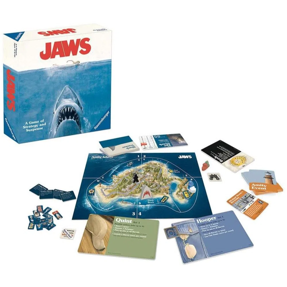 Ravensburger Jaws Immersive Strategy Board Games for Adults & Kids Age 12 Years Up - 2 to 4 Players