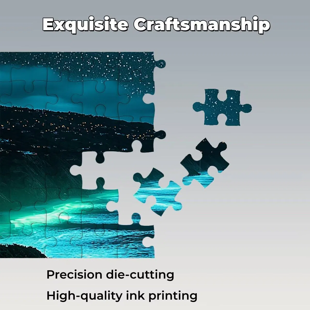 Puzzle 1500 elementów snów, drewniane puzzle dla dorosłych, krajobraz
