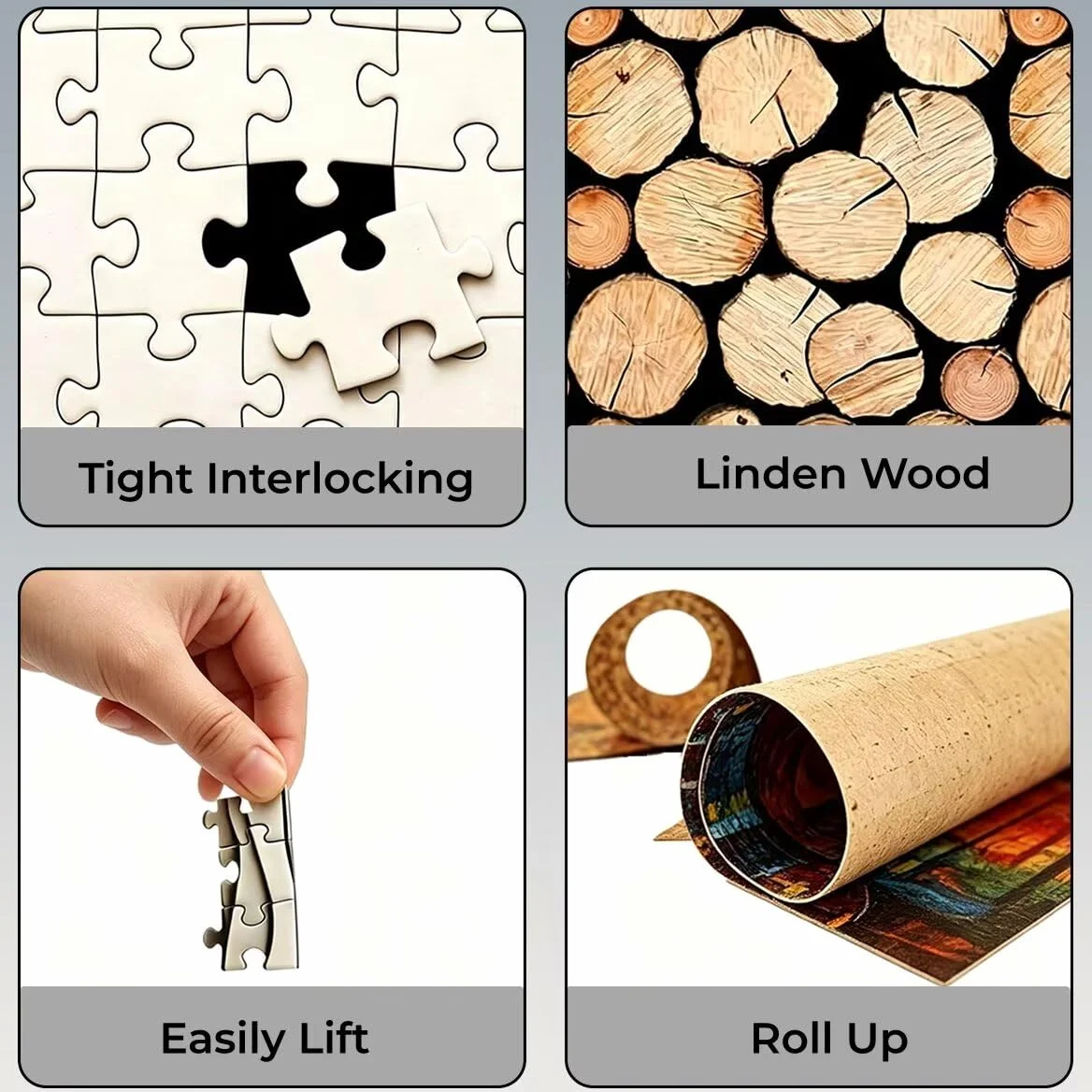 Puzzle 1500 sztuk, puzzle ryby drewniane puzzle dla dorosłych 87x57cm -1502
