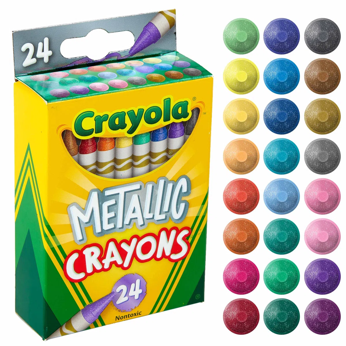 Kredki 24 CT. Metaliczne