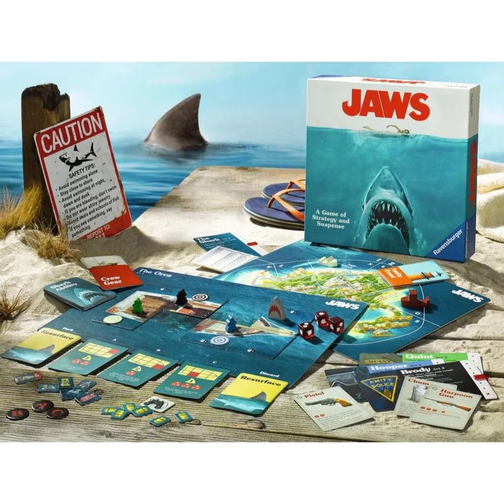 Ravensburger Jaws Immersive Strategy Board Games for Adults & Kids Age 12 Years Up - 2 to 4 Players
